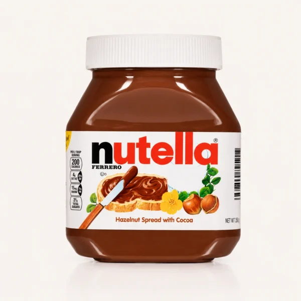 شیشه ۳۵۰ گرمی کرم شکلات فندقی نوتلا اورجینال فررو (Nutella Ferrero) در فروشگاه اینترنتی بارولو