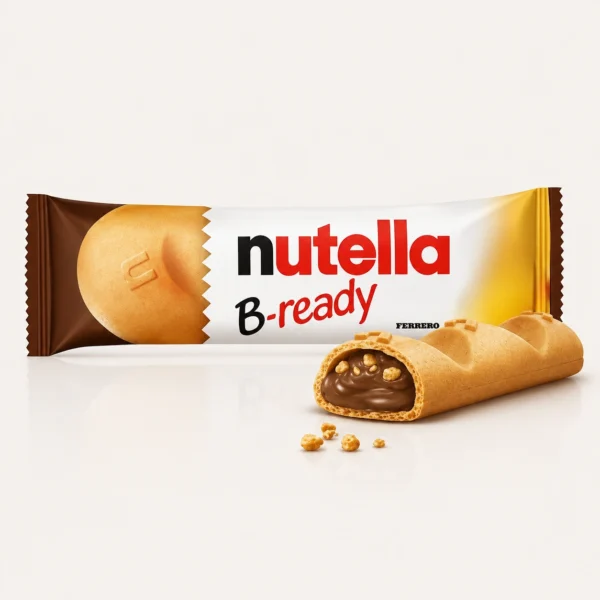 جعبه ۶ عددی بیسکویت ویفری نوتلا بی ردی اورجینال فررو (Nutella B-ready) در فروشگاه اینترنتی بارولو